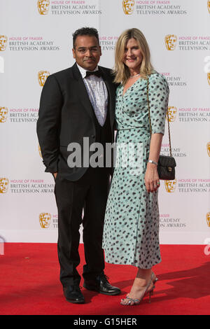 London, UK. 8. Mai 2016. Krishnan Guru-Murthy. Roten Teppich Promi Ankünfte für das House Of Fraser British Academy Television Awards in der Royal Festival Hall. Stockfoto