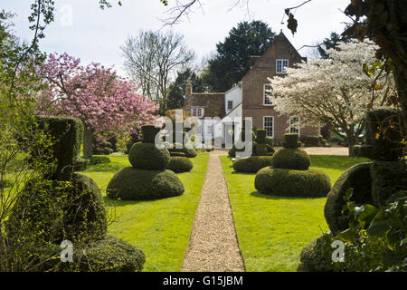 Garten der Manor Hemingford grau Stockfoto