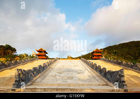 Thien Vien Truc Lam Ho Tempel, der Insel Phu Quoc, Vietnam, Indochina, Südostasien, Asien Stockfoto