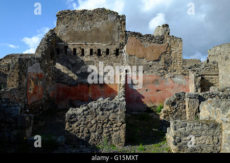 Haus des Faun, Pompeji, UNESCO World Heritage Site, die antike römische Stadt in der Nähe von Neapel, Kampanien, Italien, Europa Stockfoto