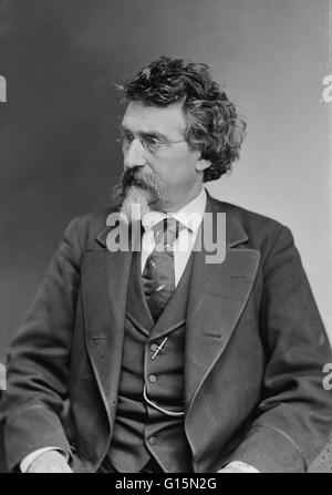 Mathew B. Brady (1822 - 15. Januar 1896) war einer der berühmtesten 19. Jahrhundert amerikanischen Fotografen, am besten bekannt für seine Porträts von Prominenten und seine Dokumentation des amerikanischen Bürgerkrieges. Ihm wird zugeschrieben, der Vater von photojournal Stockfoto