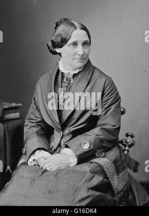 Lucy Ware Webb Hayes (28. August 1831 - 25. Juni 1889) war eine First Lady der Vereinigten Staaten und die Ehefrau von Präsident Rutherford B. Hayes. Lucy traf Rutherford im Jahre 1847. Später im selben Jahr schrieb sie sich an Wesleyan Frauen College, Klasse von 1850; Sie Stockfoto