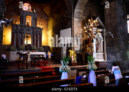 Las Pinas, St. Joseph Kirche mit berühmten Bambus-Orgel, Metro Manila, Philippinen, Luzon / PHILIPPINEN, Luzon, Metro Manila, Las Pinas, St. Joseph Kirche, Hier Steht die Beruehmte Bambusfaser Orgel Stockfoto