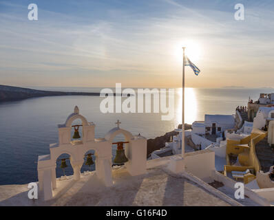 Santorini, Fira, Thira, griechische Insel, Aegean, Europa, Reisen, der beste Ort Stockfoto