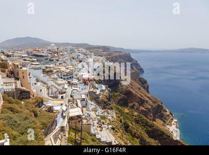 Santorini, Fira, Thira, griechische Insel, Aegean, Europa, Reisen, der beste Ort Stockfoto