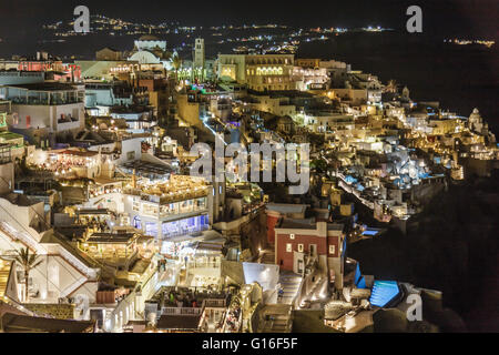 Santorini, Fira, Thira, griechische Insel, Aegean, Europa, Reisen, der beste Ort Stockfoto