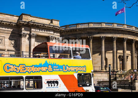 Zentralbibliothek & Picton Lesesaal, Liverpool, Merseyside, England, Vereinigtes Königreich Stockfoto