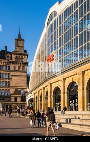 Lime Street Railway Station, Liverpool, Merseyside, England, Großbritannien Stockfoto