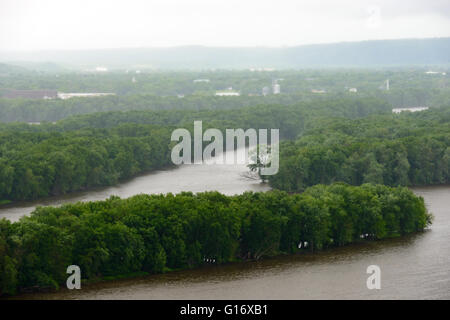 Bildnis Mounds Nationalmonument Stockfoto