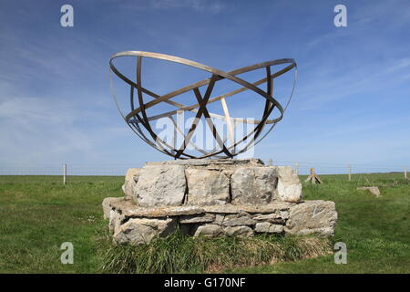 Radar-Denkmal, St. Aldhelm Kopf Wert Matravers, Jurassic Coast, Dorset, England, Großbritannien, Vereinigtes Königreich UK, Europa Stockfoto