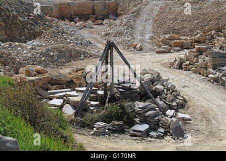 St Aldhelm Kopf Steinbruch Wert Matravers, Purbeck, Jurassic Coast, Dorset, England, Großbritannien, Deutschland, UK, Europa Stockfoto