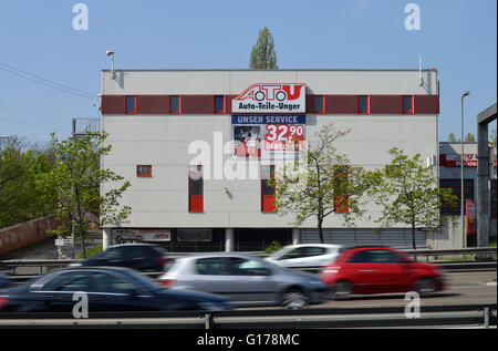 ATU, Auto Teile Unger, Stadtautobahn A 100, Wilmersdorf, Berlin, Deutschland Stockfoto