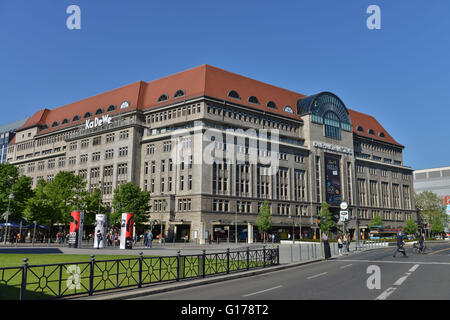 KaDeWe, Tauentzienstrasse, Schöneberg, Berlin, Deutschland / Schöneberg, Kaufhaus des Westens Stockfoto