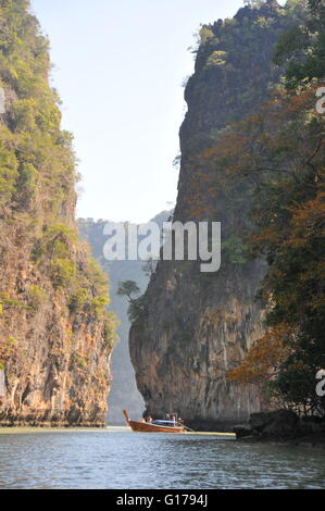 Koh Panyi (Floating muslimische Dorf) Thailand Stockfoto