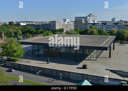 Neue Nationalgalerie, Kulturforum, Tiergarten, Berlin, Deutschland Stockfoto