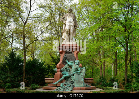 Gotthold Ephraim Lessing, Denkmal, gröberen Tiergarten, Tiergarten, Berlin, Deutschland Stockfoto