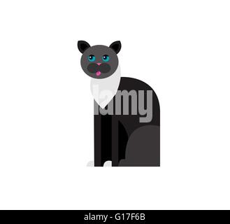 Katze. Vektor-Illustration. Stock Vektor