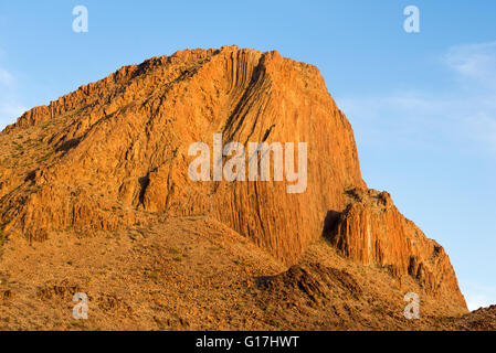 Willow-Berg in der Big-Bend-Region von Texas. Stockfoto