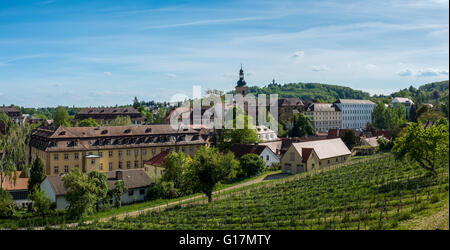 Blick vom Michaelsberg auf Schloss Altenburg in Bamberg Stockfoto