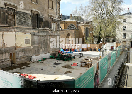 Website der neuen Maggie Cancer Center in St. Barts Hospital London UK KATHY DEWITT Stockfoto