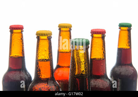 Bierflaschen Stockfoto