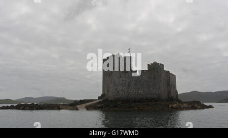 Kisimul Castle in Castlebay, Barra, Schottland, ist die alte Festung der MacNeils Stockfoto