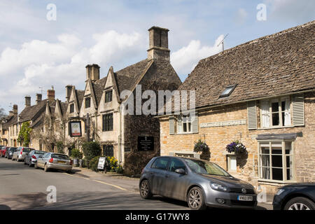 Das Bay Tree Hotel in Sheep Street, Burford, Oxfordshire, Vereinigtes Königreich Stockfoto
