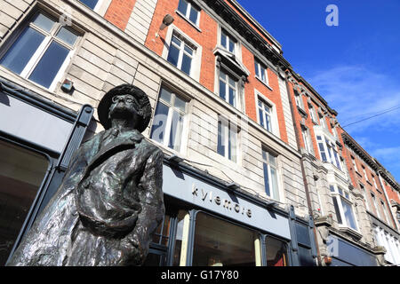 Statue von James Joyce in Dublin, Irland Stockfoto