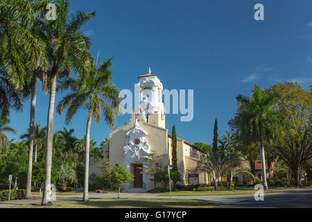 CORAL GABLES CONGREGATIONAL CHURCH (©KEIHNEL & ELLIOT 1923) CORAL GABLES FLORIDA USA Stockfoto