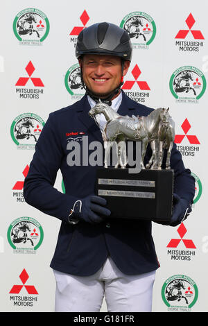 Michael Jung (GER) gewinnt die Mitsubishi Badminton Horse Trials 2016 Stockfoto