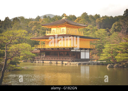 Kinkakuji Tempel in Kyoto, Japan Stockfoto