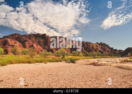 Bee Hive Formationen auf der Bungle Bungles in Western Australia Stockfoto