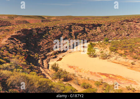 Outback-Landschaft im Kalbarri National Park, Western Australia Stockfoto