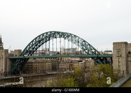 Die tyne Bridge (1928), die Verknüpfung von Gateshead zu Newcastle-upon-Tyne Stockfoto