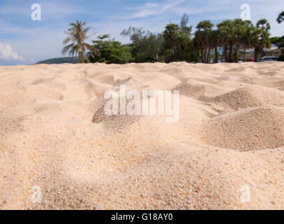 abstrakte Sand Textur Muster der Strand sandig Hintergrund Stockfoto