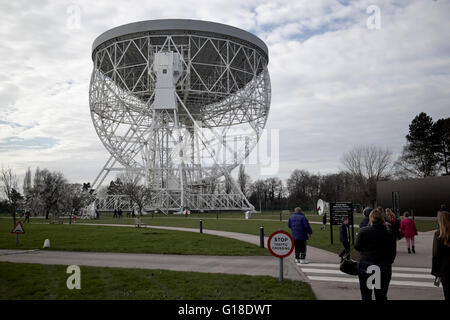 Jodrell Bank Lovell Teleskop Universität Manchester england Stockfoto