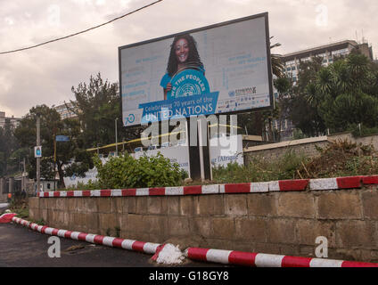 Sitz der Wirtschaftskommission der Vereinten Nationen für Afrika, Addis Abeba Region, Addis Ababa, Äthiopien Stockfoto