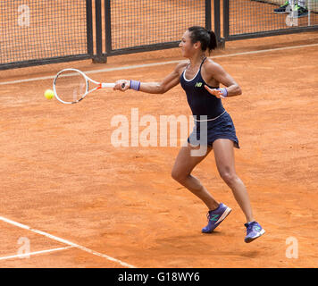 Heather Watson von G. Britain spielen Barbora Strycova Tschechien, BNL Tennis Internationals, Foro Italico, Rom, 2016 Stockfoto