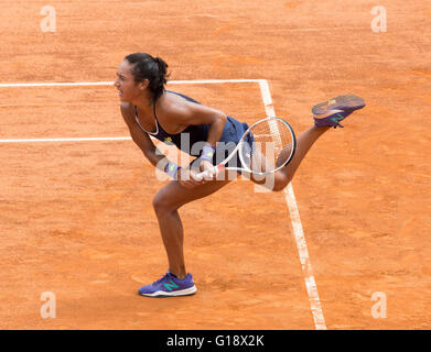 Heather Watson von G. Britain spielen Barbora Strycova Tschechien, BNL Tennis Internationals, Foro Italico, Rom, 2016 Stockfoto