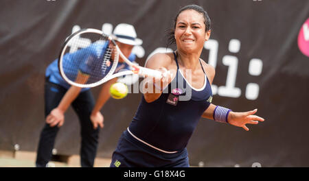 Heather Watson von G. Britain spielen Barbora Strycova Tschechien, BNL Tennis Internationals, Foro Italico, Rom, 2016 Stockfoto