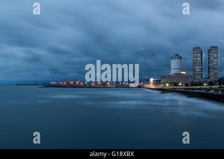 Colombo, Sri Lanka, 11. Mai 2016. trüben Abend in Colombo, Sri Lanka, die Starkregen vorausgegangen. Stockfoto