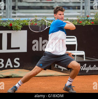 Rom, Italien. 11. Mai 2016. Dominic Thiem spielt Joao Sousa, Foro Italico, Rom, Italien, 05.11.16 Stockfoto