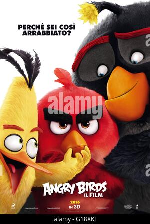 Datum der Freigabe: 20. Mai 2016 Titel: The Angry Birds Movie STUDIO: Columbia Bilder Direktor: Clay Kaytis, Fergal Reilly PLOT: finden Sie heraus, warum die Vögel so wütend sind. Wenn eine Insel bevölkert von glücklich, flugunfähige Vögel von geheimnisvollen grünen Schweinchen besucht wird, ist es bis zu drei unwahrscheinlich Ausgestoßenen, rot, Chuck und Bombe, um herauszufinden, was die Schweine bis zu Bild: Chuck (Josh Gad), rot (Jason Sudeikis), Bombe (Danny McBride) (Credit Bild: C Columbia Pictures/Entertainment Bilder /) Stockfoto