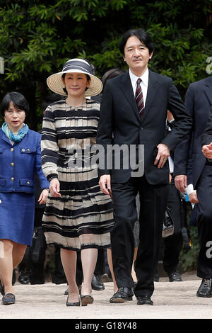 Rom 11. Mai 2016. Prinz und Prinzessin Akishino von Japan besuchen den Kaiserforen. Foto Samantha Zucchi Insidefoto Stockfoto