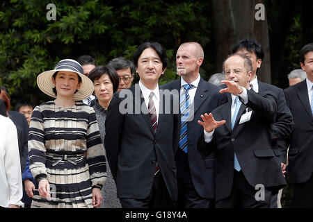 Rom 11. Mai 2016. Prinz und Prinzessin Akishino von Japan besuchen den Kaiserforen. Foto Samantha Zucchi Insidefoto Stockfoto