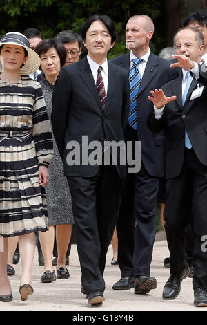 Rom 11. Mai 2016. Prinz und Prinzessin Akishino von Japan besuchen den Kaiserforen. Foto Samantha Zucchi Insidefoto Stockfoto