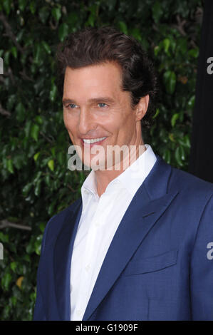 Beverly Hills, CA, USA. 1. März 2016. Am 11. Mai 2016 - Beverly Hills, Kalifornien - Matthew McConaughey. Foto rufen für STX Entertainment '' freie Zustand von Jones'' statt im Four Seasons Hotel. Bildnachweis: Birdie Thompson/AdMedia © Birdie Thompson/AdMedia/ZUMA Draht/Alamy Live-Nachrichten Stockfoto