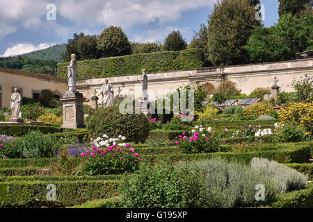 Villa di Castello (Villa Reale), in der Nähe von Florenz, Italien. 16c Land Zuhause von Cosimo de' Medici, berühmt für seine Gärten Stockfoto