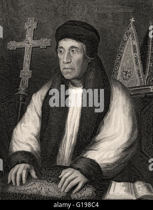 William Warham, c. 1450-1532, englischer Geistlicher und Staatsmann Stockfoto