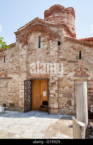 Blick auf das äußere des Saint John The Baptist Church, Nessebar, Bulgarien Stockfoto
